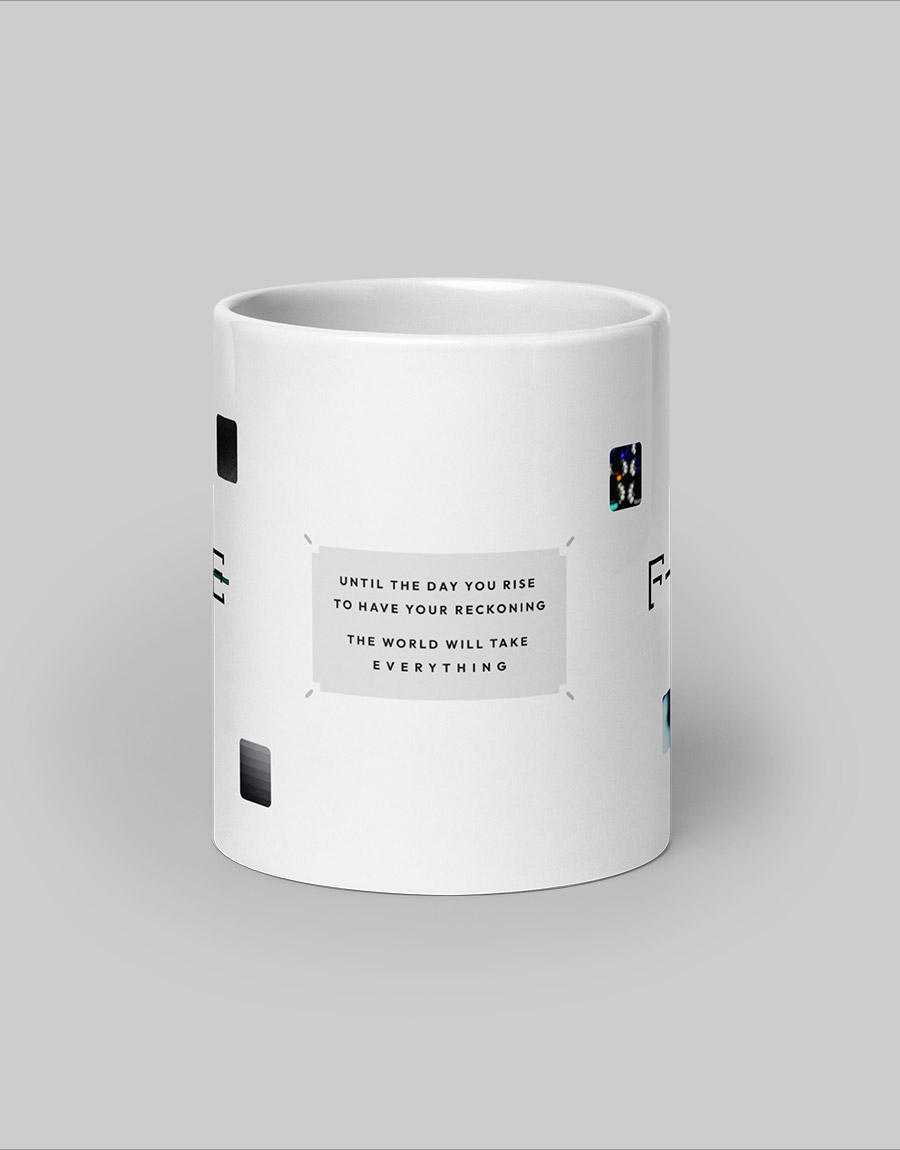 FEKSE 01 – White Glossy Mug 20oz