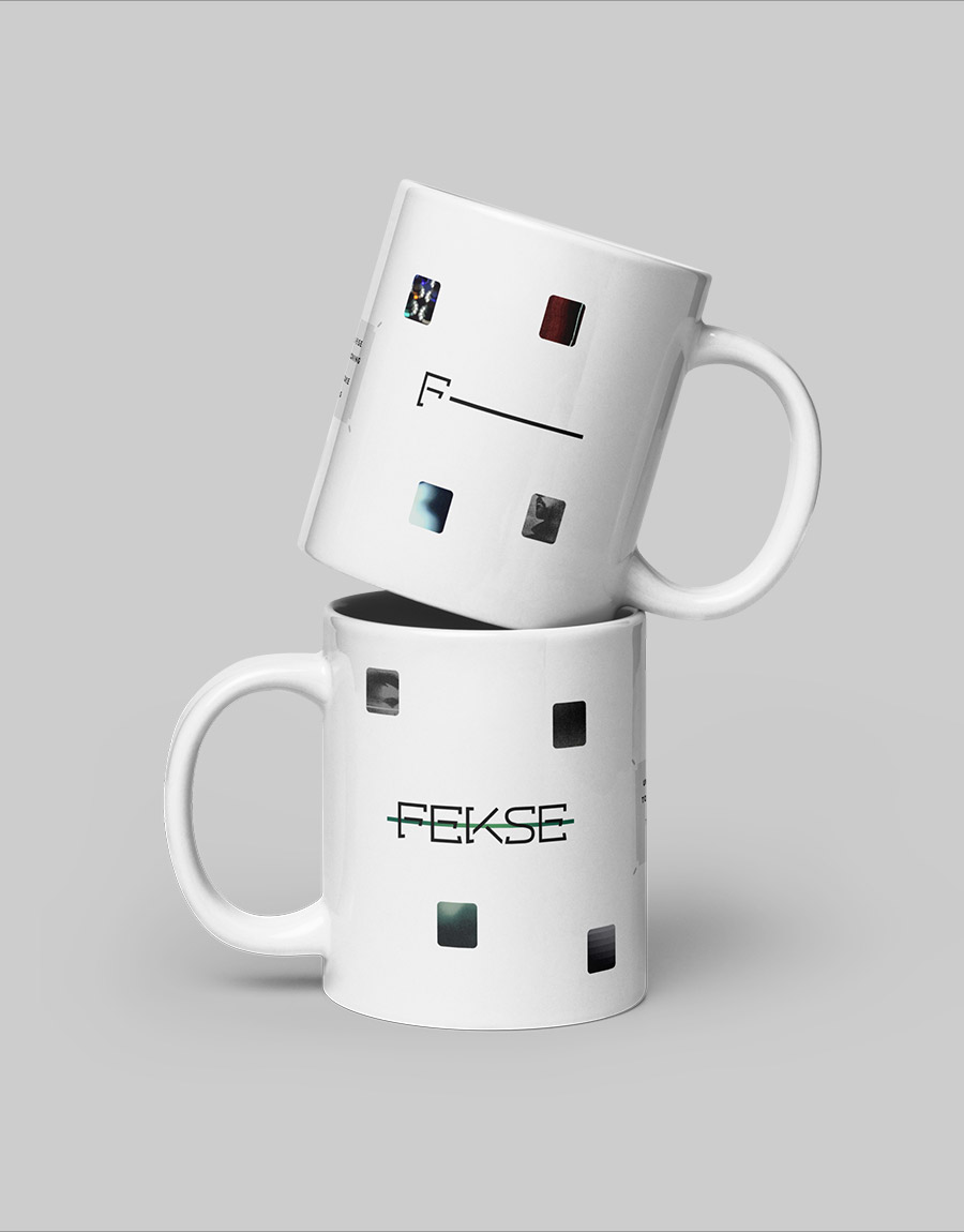 FEKSE 01 – White Glossy Mug 20oz